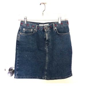 Vintage Tommy Hilfiger High-Waisted Jean Skirt